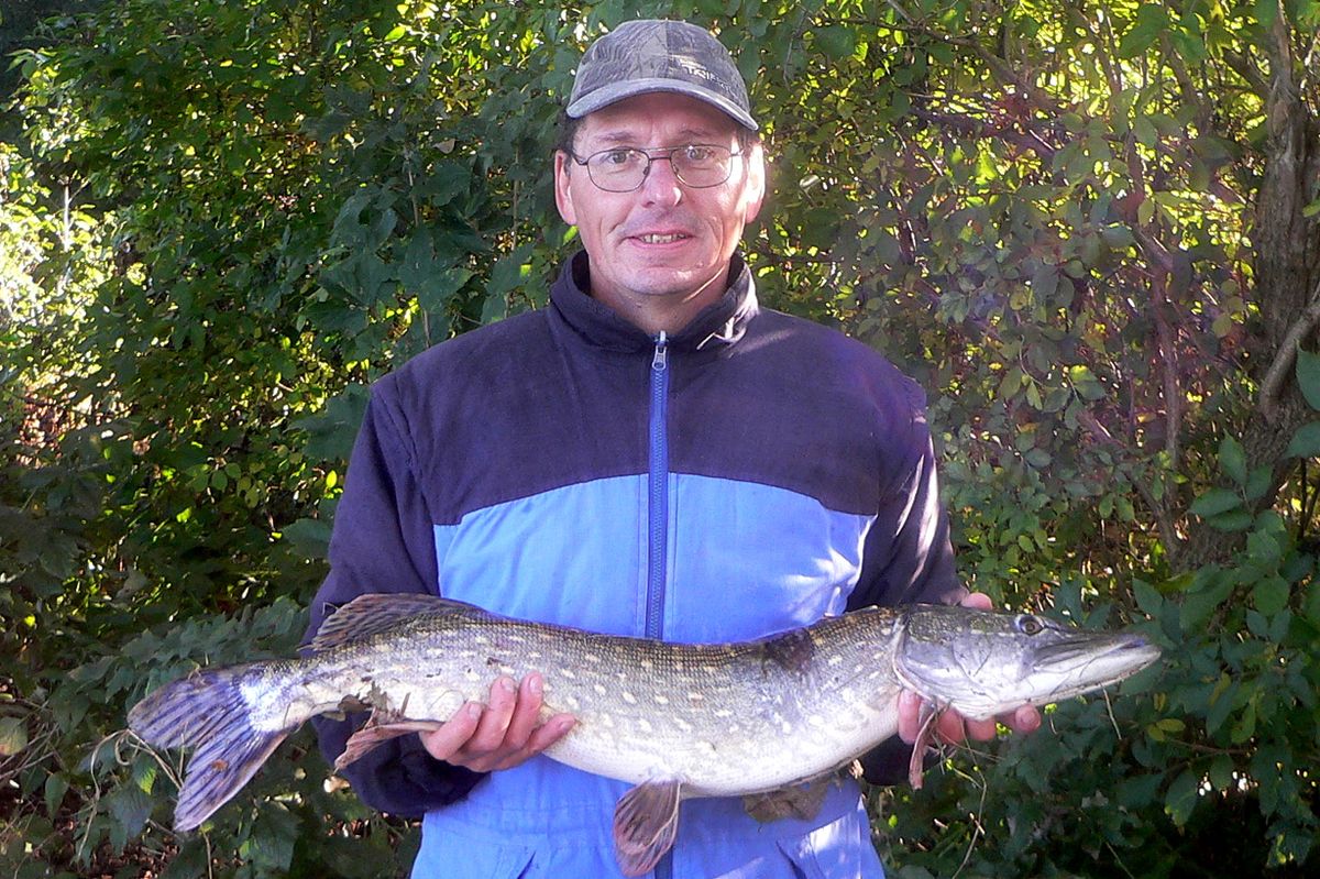 Ivo Šimeček - štika 88 cm a 4,36 kg, rybník Vajgar